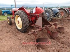 PHOTO  THREE ROW POTATO RIDGER BY DAVID BROWN PART OF A DISPLAY BY A VINTAGE PRE
