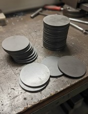 6mm Thick Laser Cut Steel Discs - Round Metal Blanks - For Welding & DIY