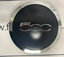Fiat 500 Alloy Wheel Centre Cap With Chrome Surround Genuine