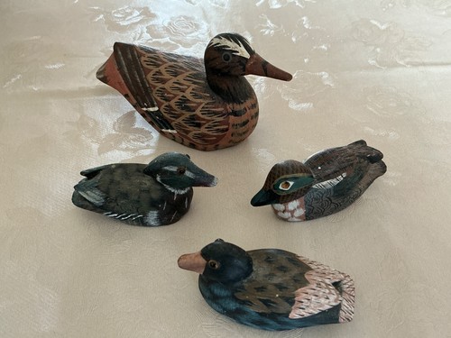 Carved painted wooden - carved,