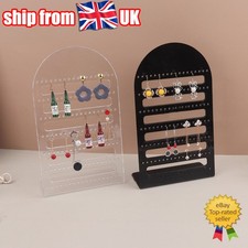 126 Holes Earrings Jewelry Display Rack Ear Studs Show Stand Organizer Holder UK