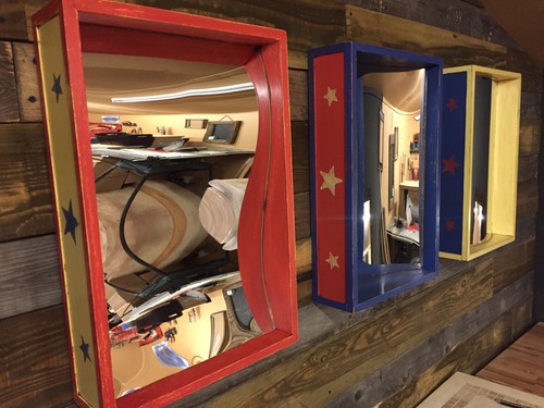Handmade circus style wall - handmade,
