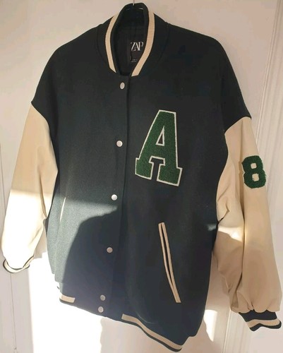 Zara varsity bomber jacket - varsity,