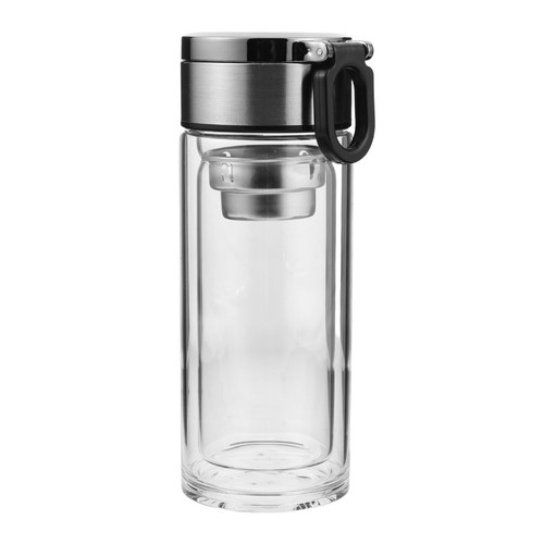 Clear glass tea tumbler - clear,