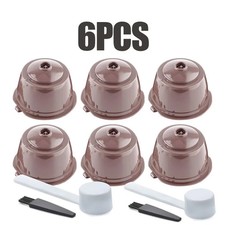 6pcs Reusable Coffee Capsule For Nescafe Dolce Gusto Machine Refillable Coffee