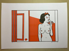 Risograph Djohan Hanopi Snow White Limited Ed No: 5 of 10 Hand Signed Prints