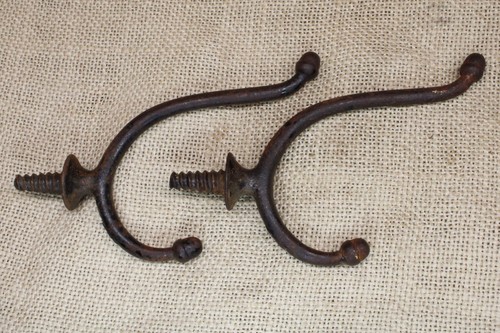 Old coat hooks - coat, screw