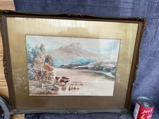 Large Framed Antique 1921