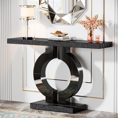 Inch black modern mirrored - black,