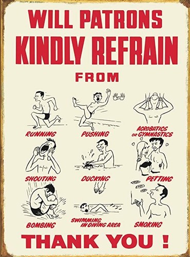 Will patrons refrain from - patrons,