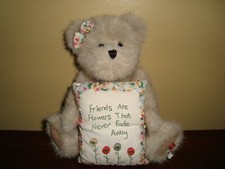 Boyds Bear Friends are Flowers That Never Fade Away Plush & Beans 8" Jointed
