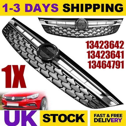 Front bumper top grill - grill, chromes