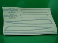  GOLDWING GL 1000 MOTO GIALLA  ADESIVI STICKERS
