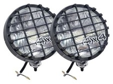 Land Rover & 4X4s  100W Spotlights/Driving Lamps+ Stone Guards (pair) DA4088