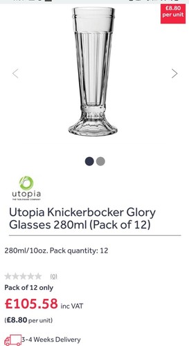 Sundae knickerbocker glory - knickerbocker,