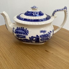 Copeland Blue And White Teapot