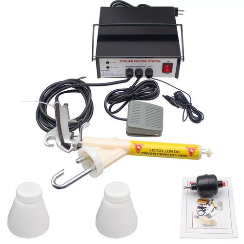 Portable powder coating - portable, system