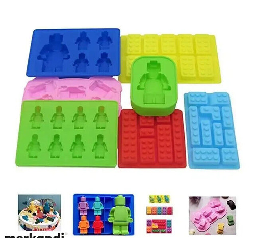 Silicone lego moulds - silicone,