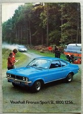 VAUXHALL Firenza Car Sales
