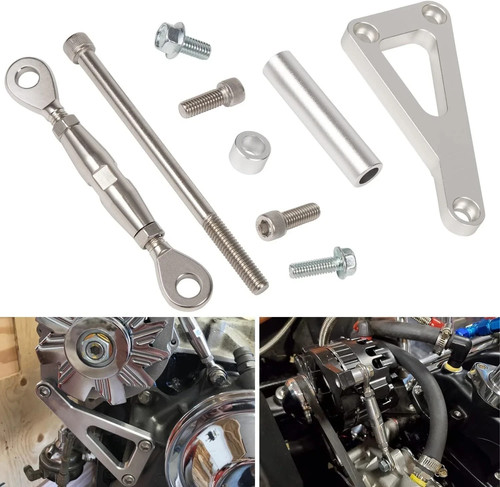 Adjustable alternator bracket - adjustable,