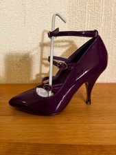 Lindy Bop 'Betty' Patent Finish Purple Ladies Court Shoes UK Size 3 EU36 BNIB