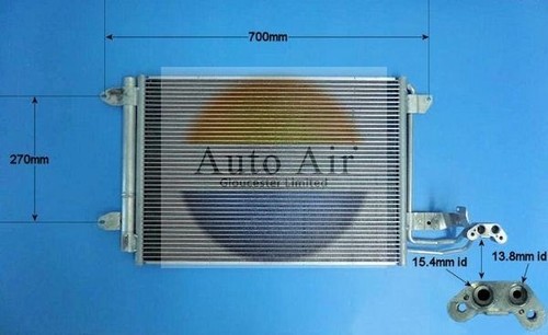 Air conditioning condenser - air,