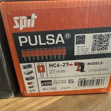 Spit Pulsa Nails HC6-27mm with Gas 2025/2026 500 in Box