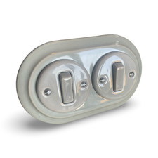 Grey Ceramic Porcelain Double