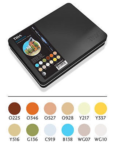 Letraset tria marker 12 pen - letraset,