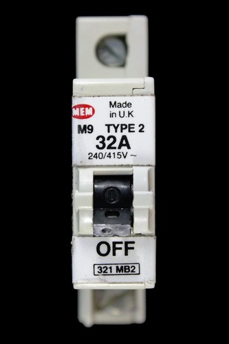 Mem amp type m9 mcb - type, 2