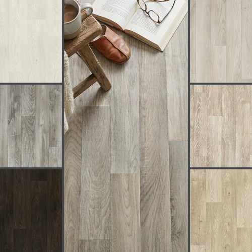 Grey wood vinyl - vinyl, roll