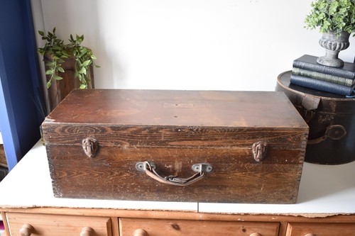 Vintage large wooden - large, storage