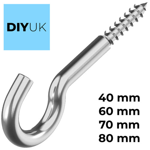 Screw ceiling cup hooks - cup,
