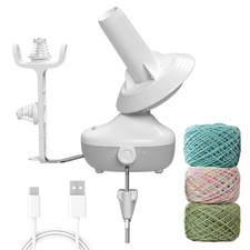 Etcokei Yarn Winder, Electric Wool Winder for Crocheting, Compact Yarn Cake W...