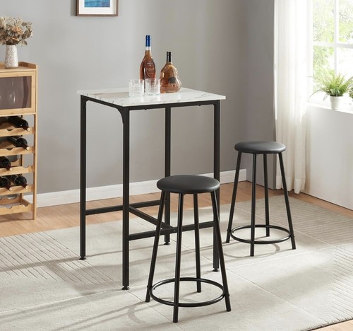 Homcom piece bar table - 3,
