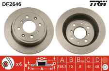 2x Brake Disc for ROVER MG