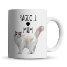 Ragdoll Cat Mum - Pet Gift Mug by Inky Penguin