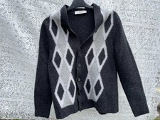 Pringle cardigan thick cashmere diamond felted shrunk S upcycling craft project?
