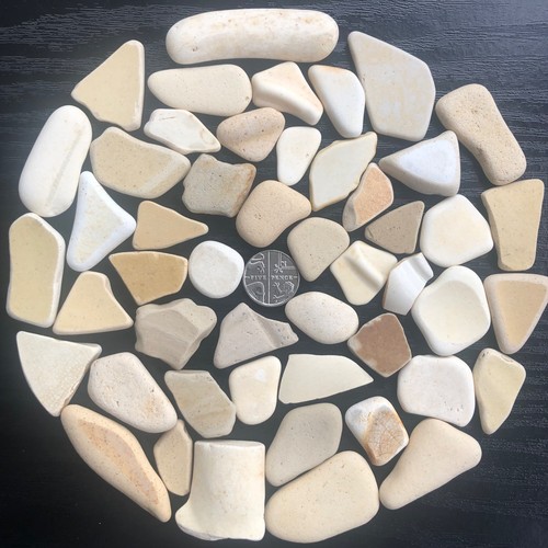 Pieces sea pottery golden - ,