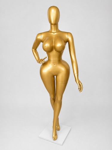 Gold bbl female mannequin - female,