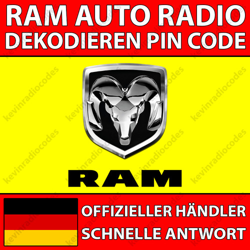 Ram radio decoding pin code - radio,