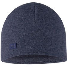 Buff Merino Fleece Beanie - Navy