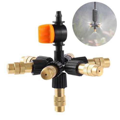 Brass misting nozzle - brass, patio