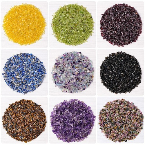 90g crystal gemstone chips - 90g,