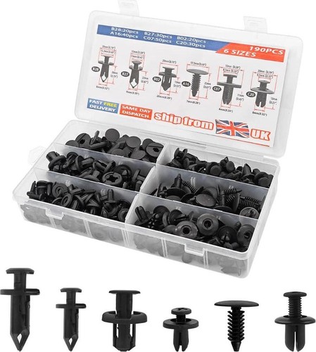 190pcs car fixing - 190pcs, clip