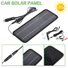 5W 12V RV Portable Solar Panel Trickle Charger Car Battery Maintainer for Boat