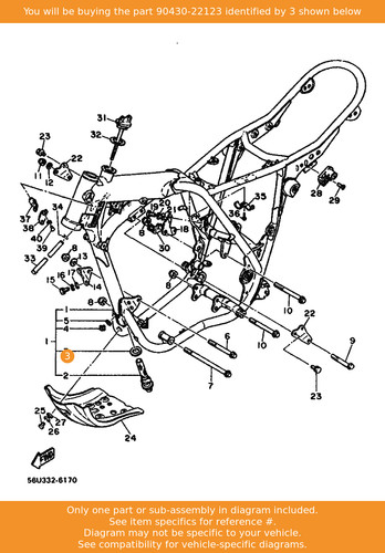 Yamaha gasket 90430 - gasket,, oem