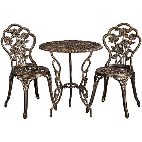 3pcs patio bistro set garden - bistro, set,