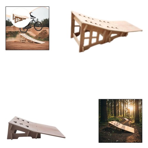 Mountain bike jump - bike, ramp