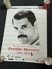 Freddie Mercury 2011 Limited Edition Poster.  Queen Import